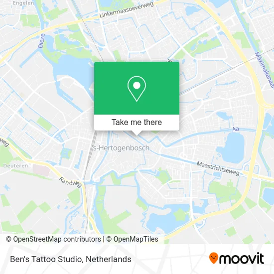Ben's Tattoo Studio map