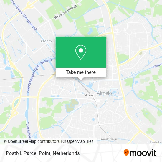 Postnl Pakketpunt map