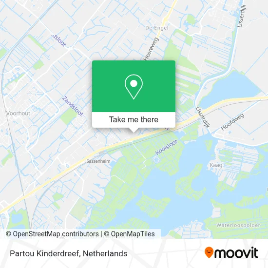 Partou Kinderdreef map