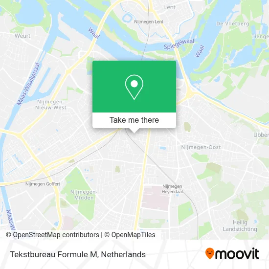 Tekstbureau Formule M map
