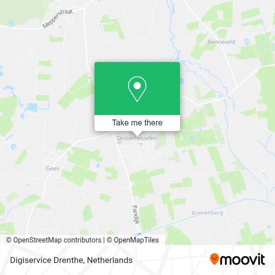 Digiservice Drenthe map