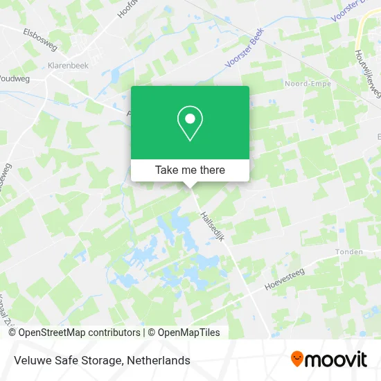 Veluwe Safe Storage map