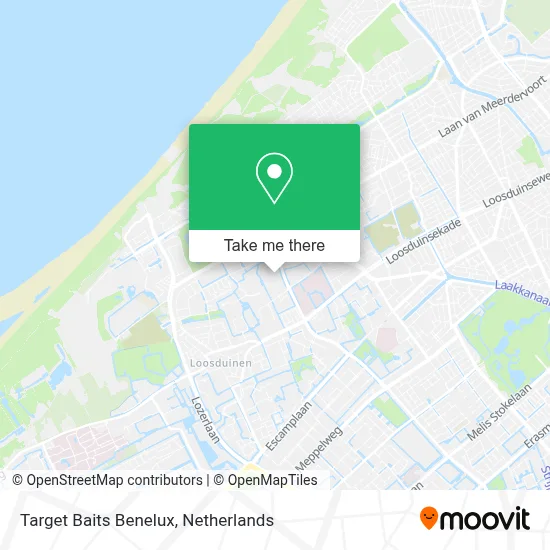 Target Baits Benelux map