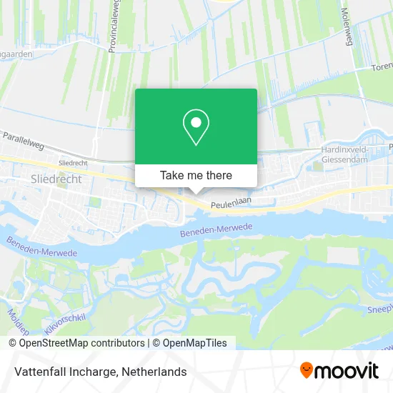 Vattenfall Incharge Karte