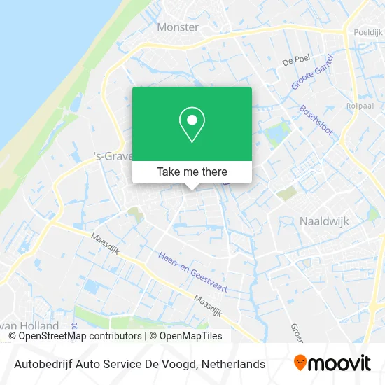 Autobedrijf Auto Service De Voogd map