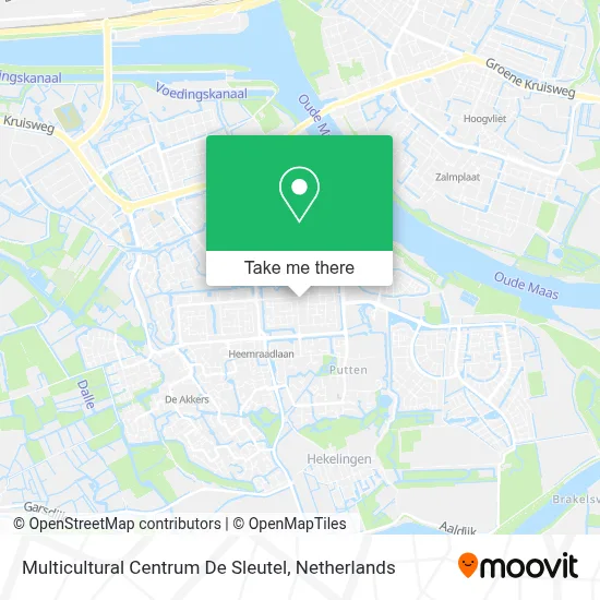 Multicultural Centrum De Sleutel map