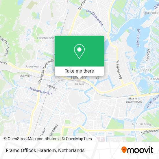 Frame Offices Haarlem map