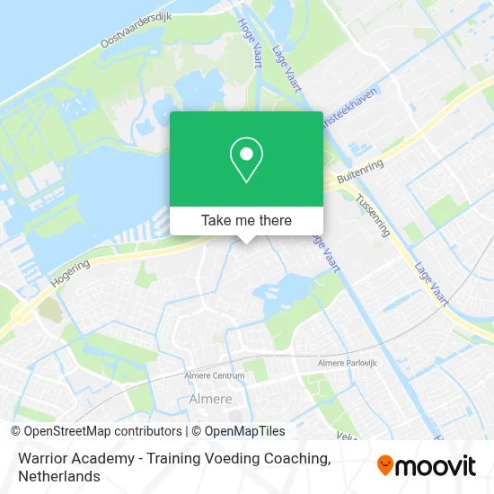Warrior Academy - Training Voeding Coaching map