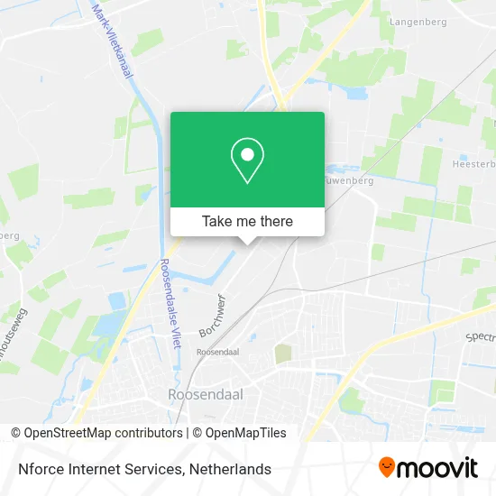 Nforce Internet Services map