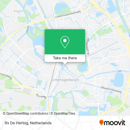 Rv De Hertog map