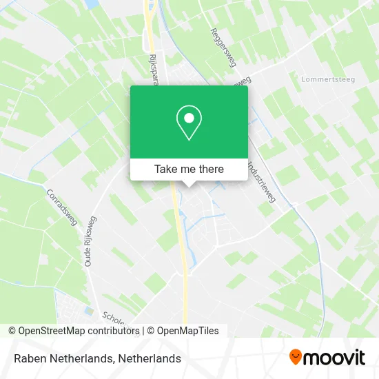 Raben Netherlands map