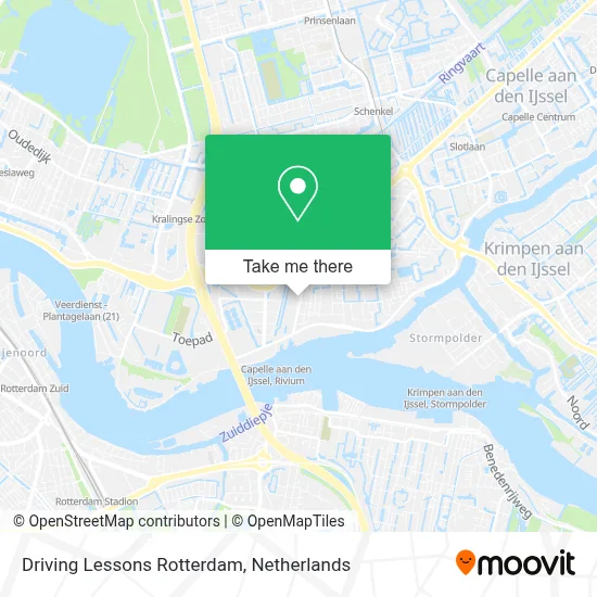 Driving Lessons Rotterdam Karte