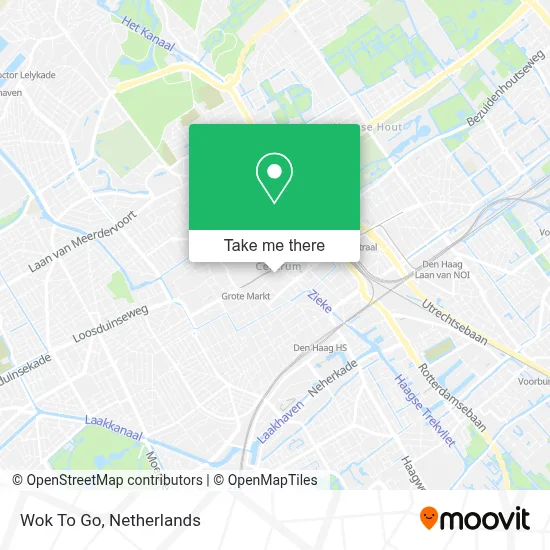 Wok To Go map