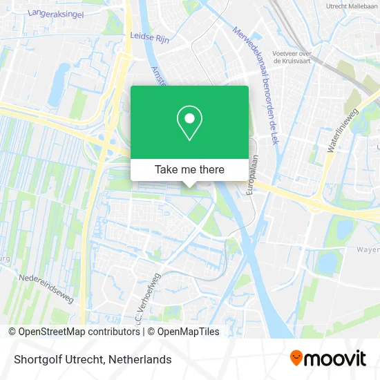Shortgolf Utrecht map