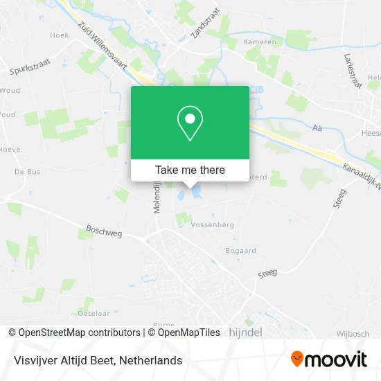 Visvijver Altijd Beet map