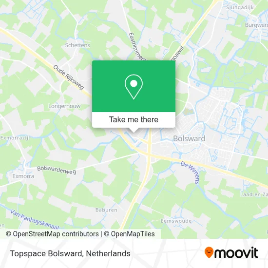Topspace Bolsward map