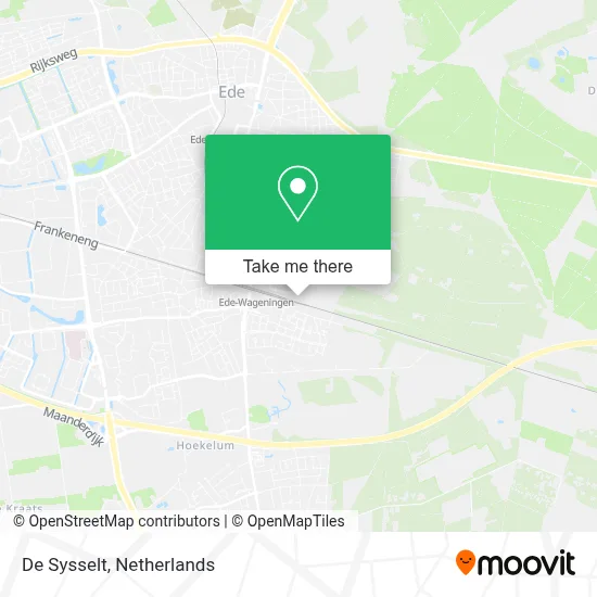 De Sysselt map
