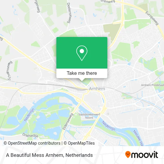 A Beautiful Mess Arnhem map