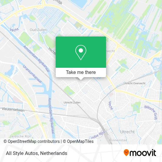 All Style Autos map