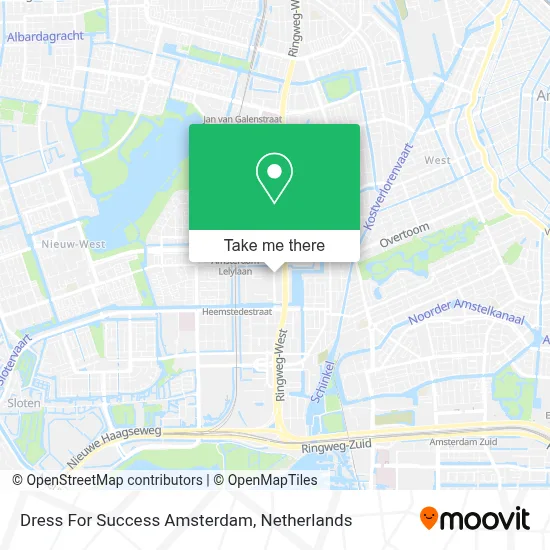 Dress For Success Amsterdam map