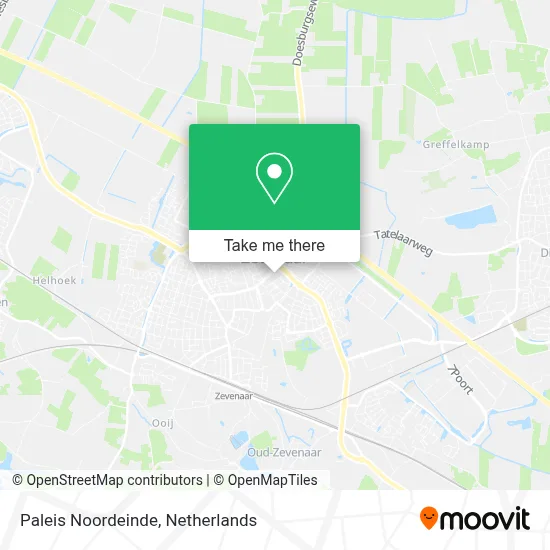 Paleis Noordeinde map