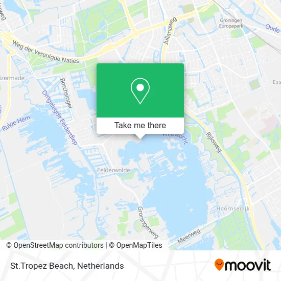 St.Tropez Beach map