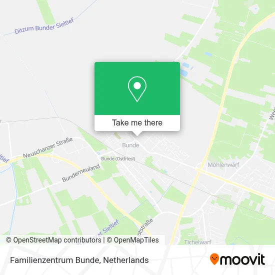 Familienzentrum Bunde map