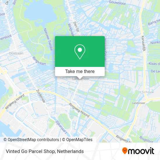 Vinted Go Parcel Shop Karte