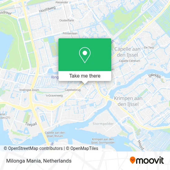 Milonga Mania map