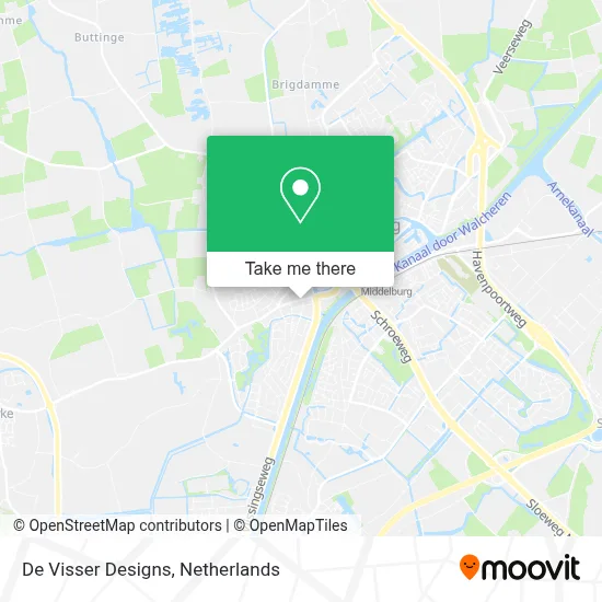 De Visser Designs map