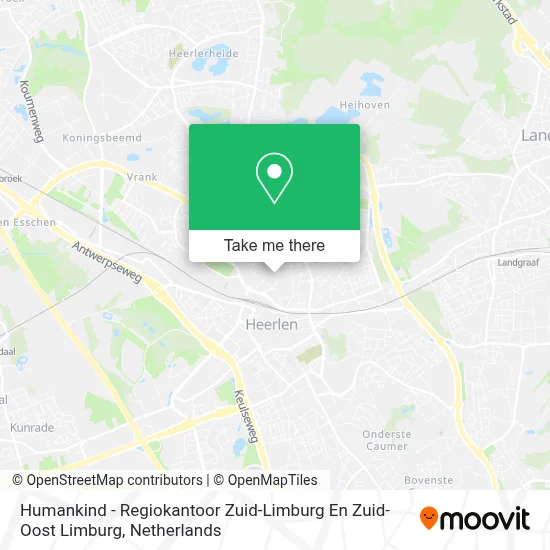 Humankind - Regiokantoor Zuid-Limburg En Zuid-Oost Limburg map