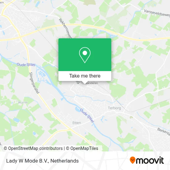 Lady W Mode B.V. map