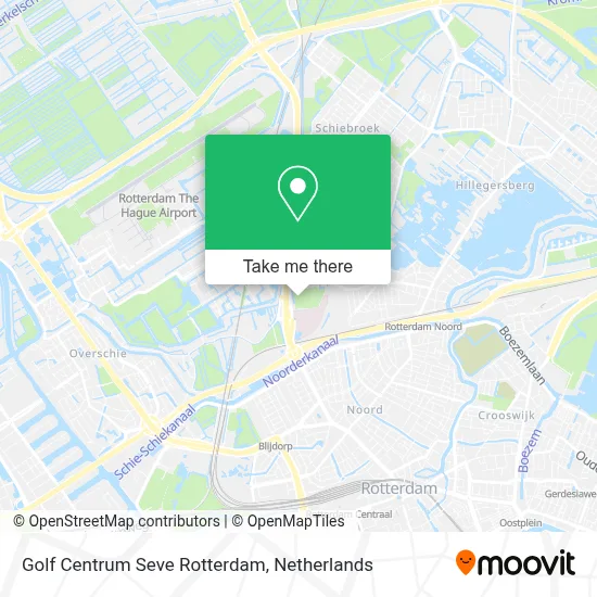 Golf Centrum Seve Rotterdam map