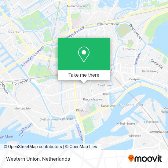 Western Union map