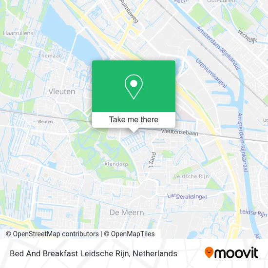 Bed And Breakfast Leidsche Rijn map