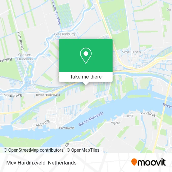 Mcv Hardinxveld map