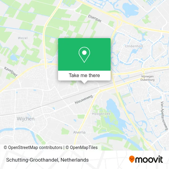 Schutting-Groothandel map