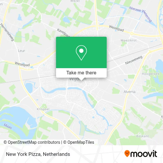 New York Pizza map