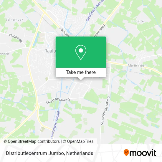 Distributiecentrum Jumbo map