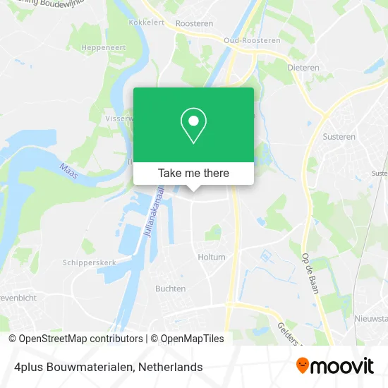 4plus Bouwmaterialen map