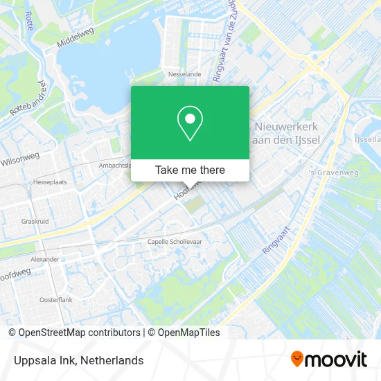 Uppsala Ink map