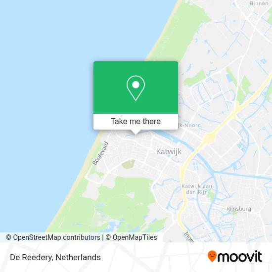 De Reedery map
