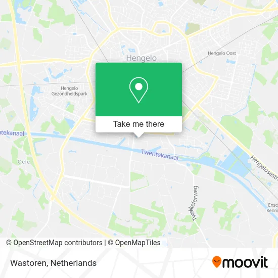 Wastoren map
