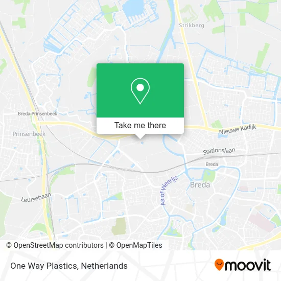 One Way Plastics map