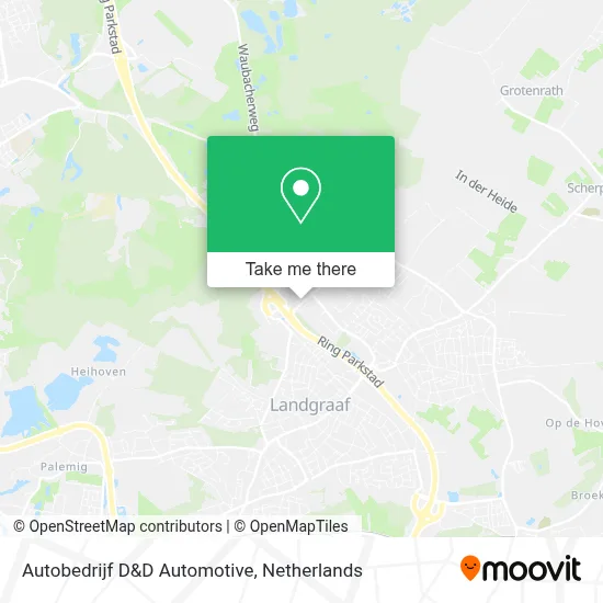Autobedrijf D&D Automotive map