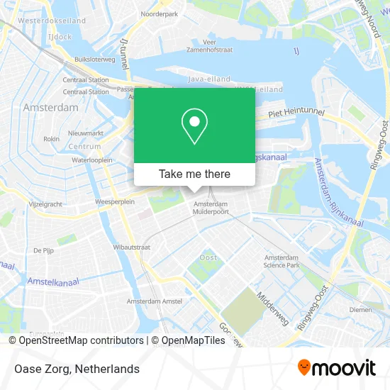 Oase Zorg map