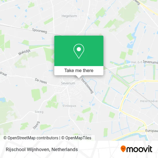 Rijschool Wijnhoven map