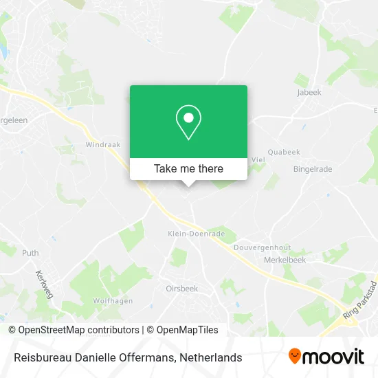 Reisbureau Danielle Offermans map