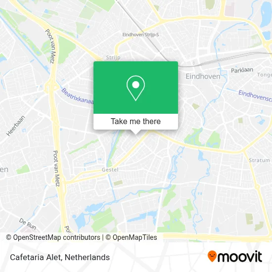 Cafetaria Alet map