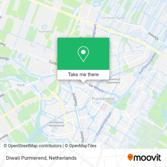 Diwali Purmerend map